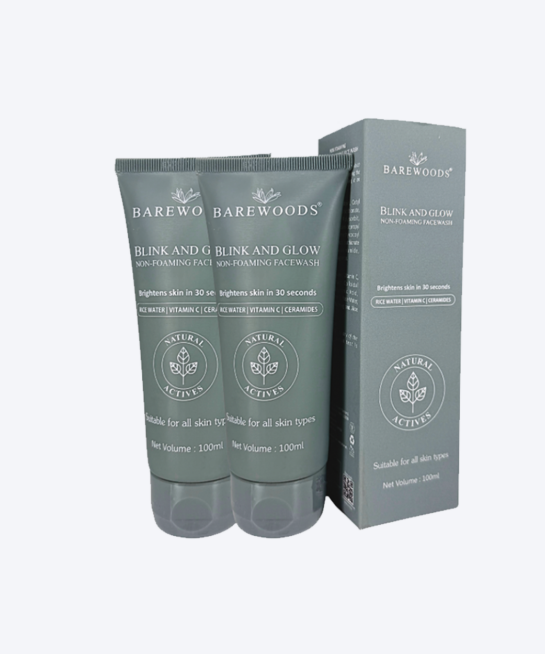 Barewoods Blink & Glow Face Wash 100ml (Pack of 2)