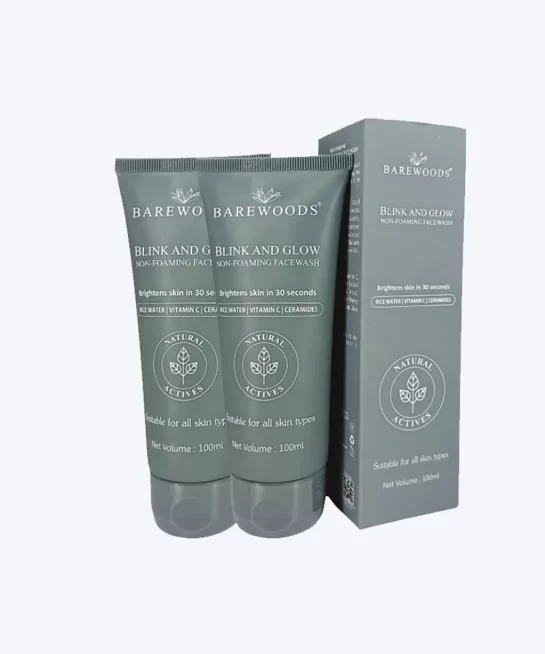 Barewoods Blink & Glow Face Wash 100ml (Pack of 2)